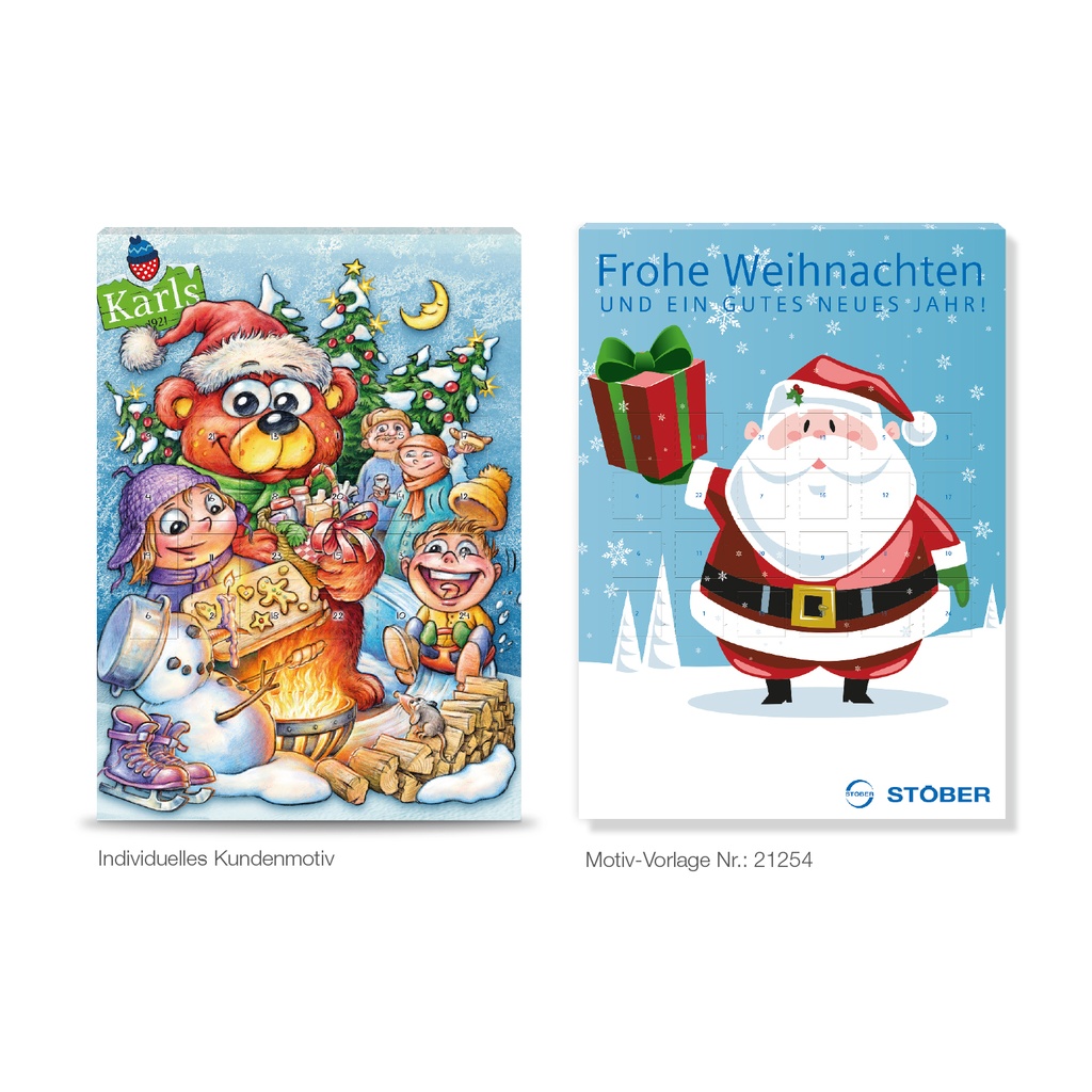 Wand-Adventskalender Classic Design