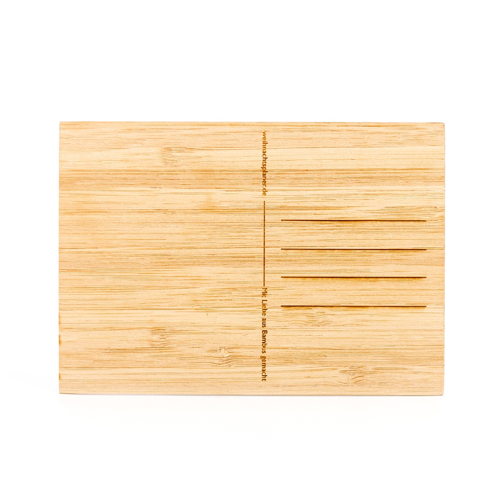 Bambuskarte „Abschweifen“-