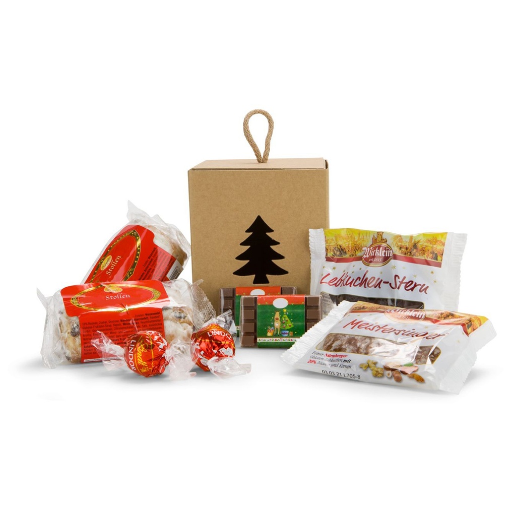 Geschenkset Süße Tannenbaumbox