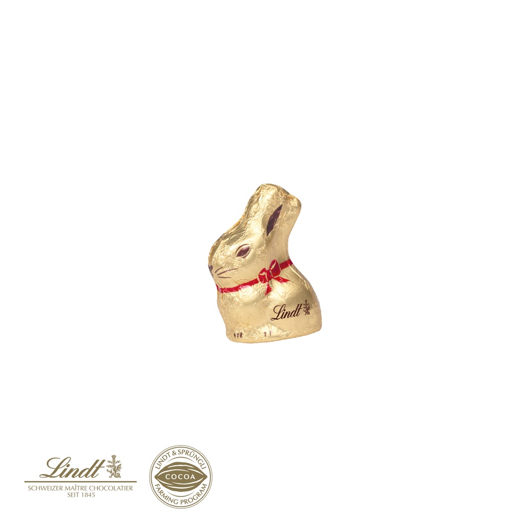 Promotion-Card Karte mit Goldhase von Lindt