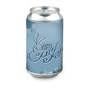 Badesalz-Dose XL 300 g, Earl Grey mit Happy Eastern Etikett