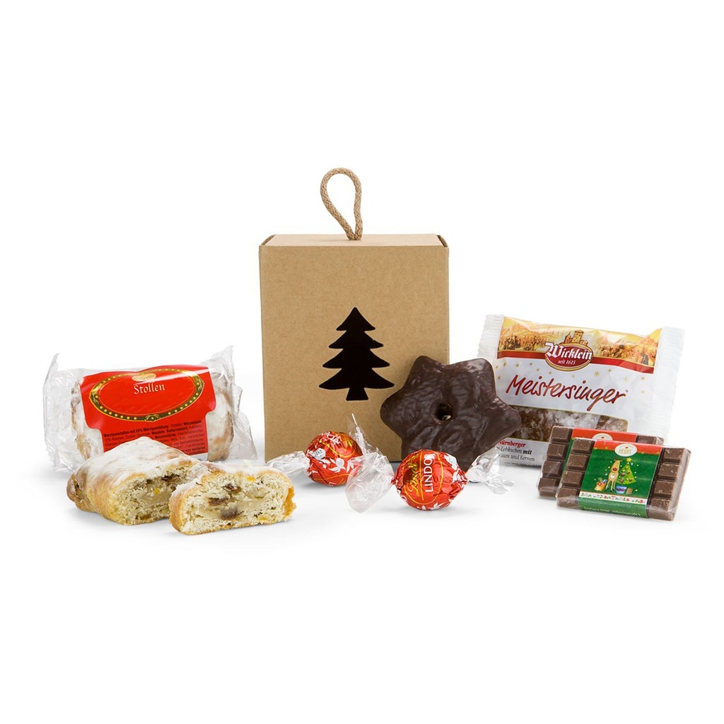 Geschenkset Süße Tannenbaumbox