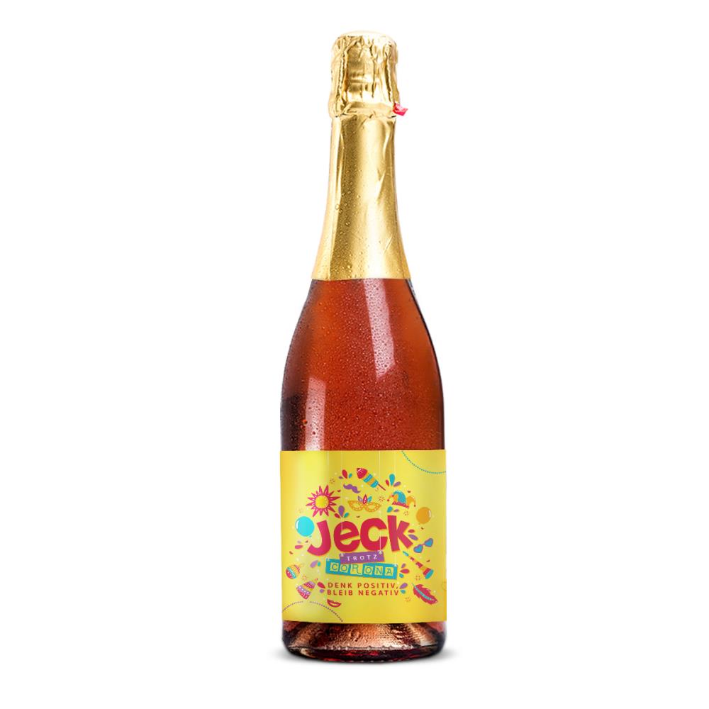 Rosé-Sekt "Jeck trotz Corona"