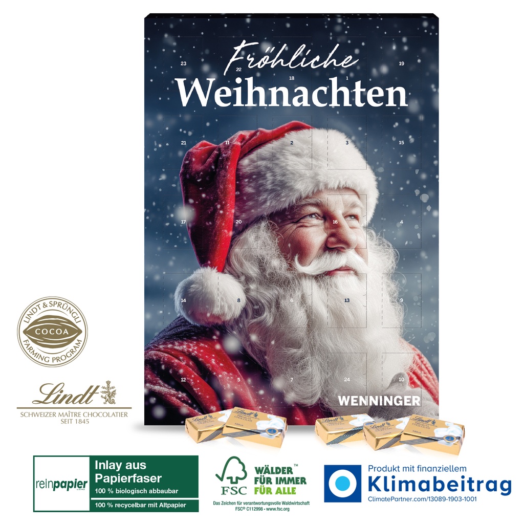 Wand-Adventskalender Lindt "Jubiläum"
