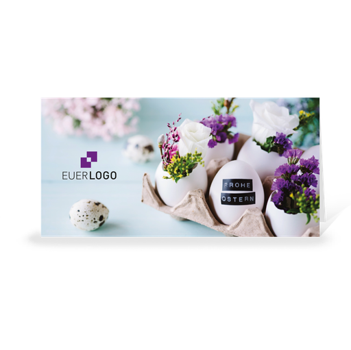 [WP6079] Blühende Ostern (Blanko Karte ohne Eindruck)
