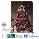 Wand-Adventskalender Lindt Weihnachtsmann „Gourmet Edition"