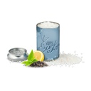 Badesalz-Dose XL 300 g, Earl Grey mit Happy Eastern Etikett