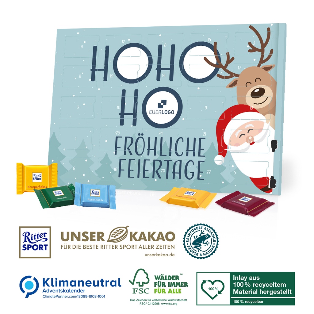 Tischkalender Ritter SPORT mit Logo