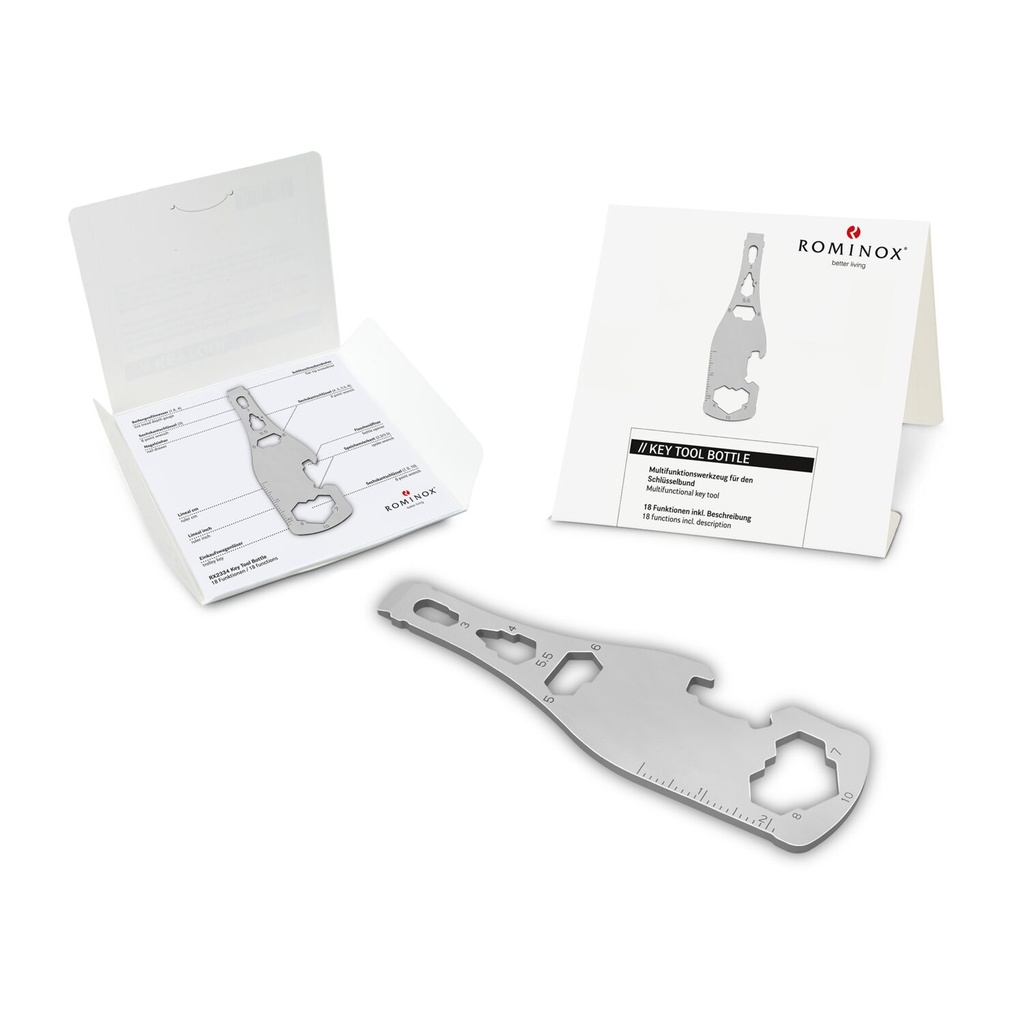 ROMINOX® Key Tool Bottle - 18 Funktionen