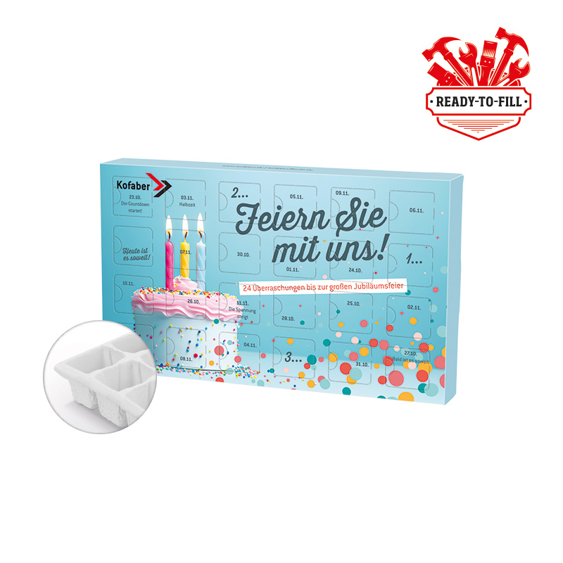 Adventskalender Eco L, zum Selbstbefüllen