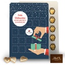 Wand- & Tischkalender Lindt-Schokoherzen - 100% Nachhaltig