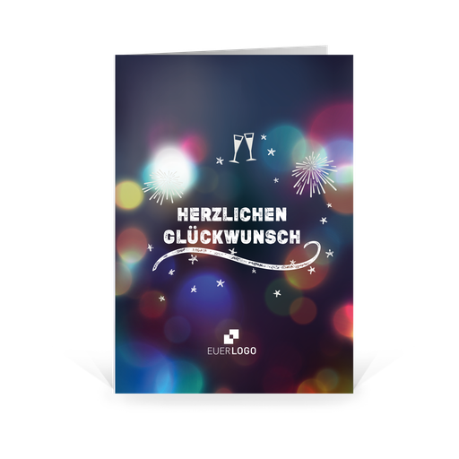 [MG107] Glückwunsch Feuerwerk - (Wir gestalten gratis für Dich)