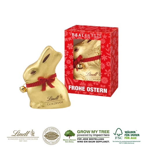 [94538-G] Werbekartonage Lindt Goldhase 50 g