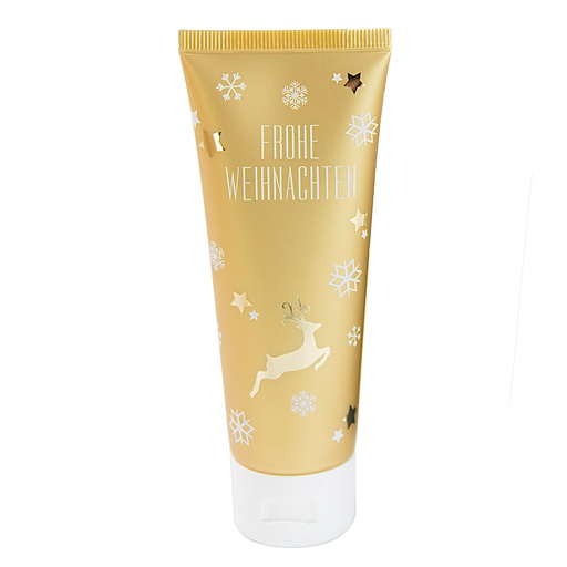 [4WT92-46] Pflegetube "Frohe Weihnachten" - 75 ml Handcreme